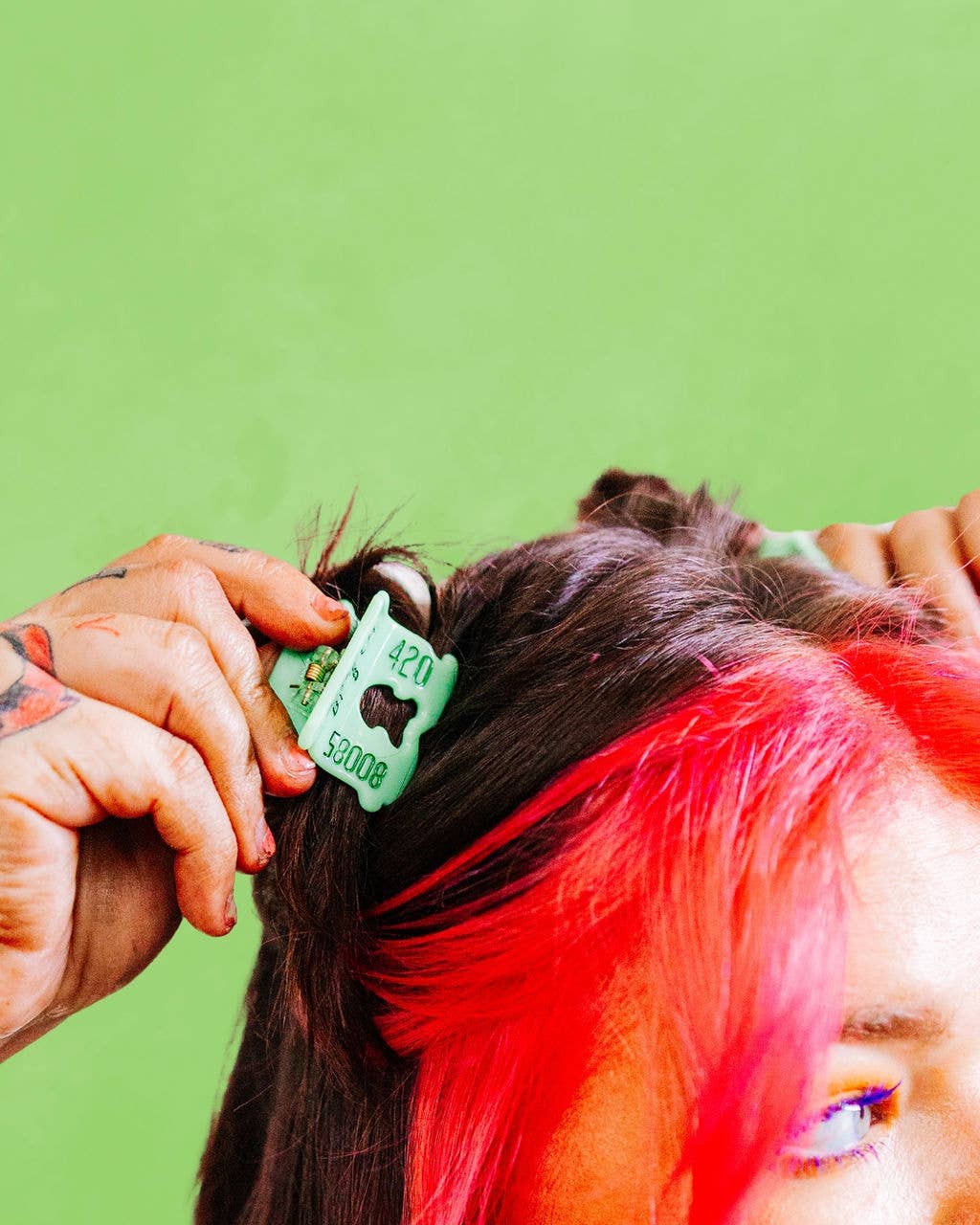 The Peach Fuzz - Bread Clip Mini Hair Claw