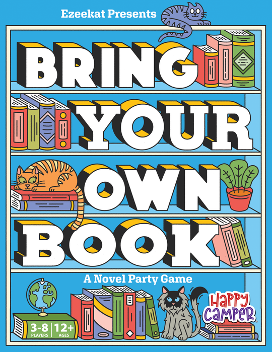 Happy Camper - Bring Your Own Book - A Novel Party Game - Bookish Gift