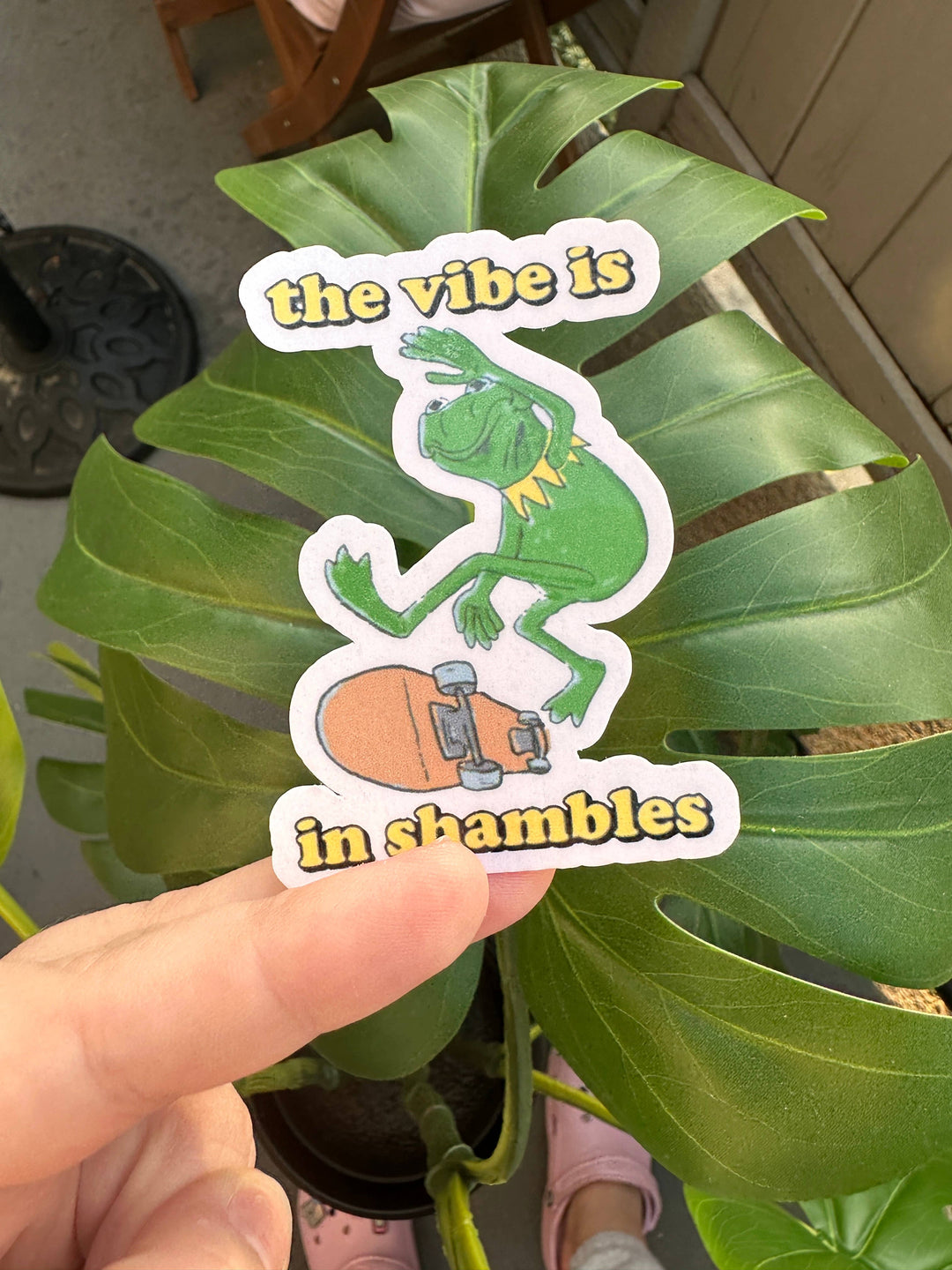 Shop Sour Sweetener - The Vibe Is In Shambles Sticker