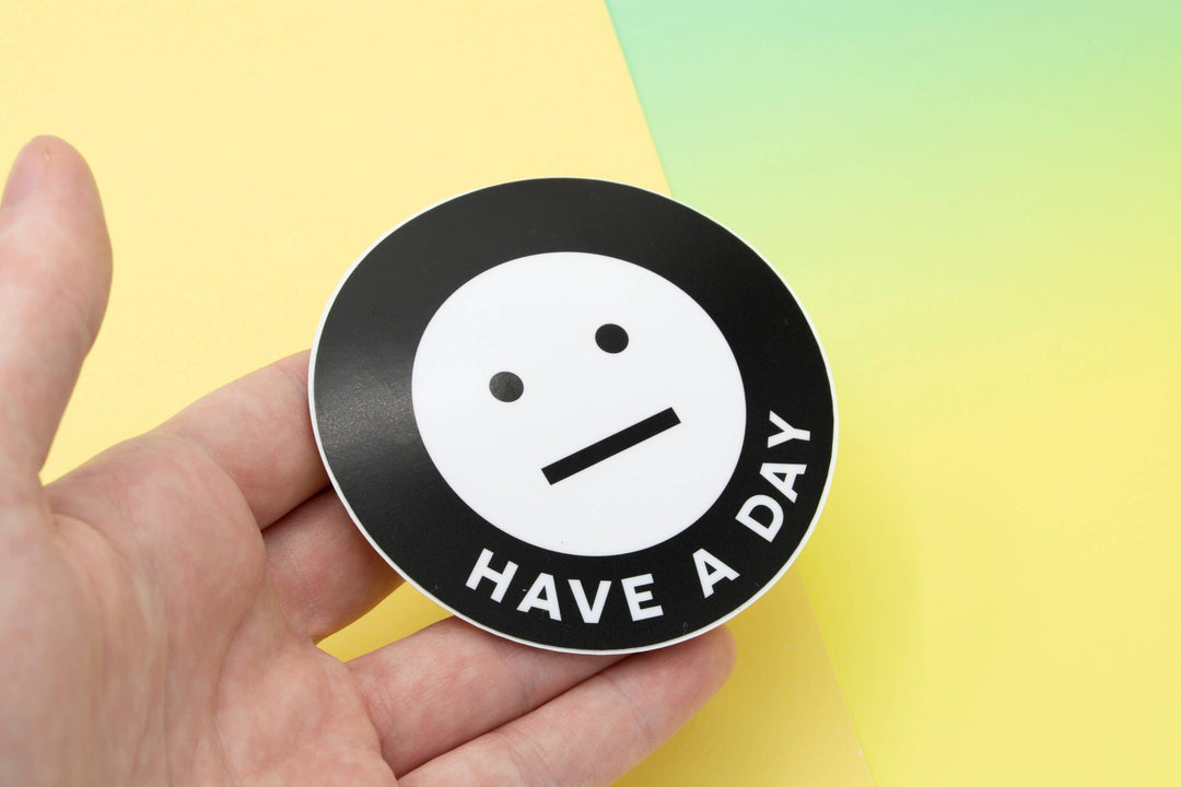 Curlworks - Have a Day - 3" Vinyl Sticker