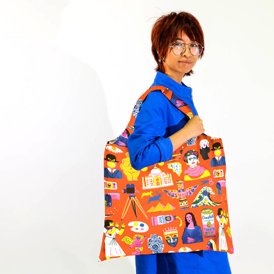 Yellow Owl Workshop - Art History Art Sack® by The Printed Peanut | Reusable Tote