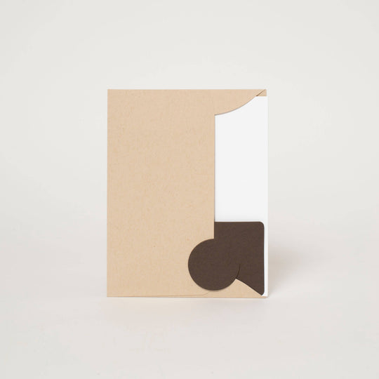 Egg Press Manufacturing - Crocodile Birthday Letterpress Greeting Card by Egg Press: Paper tab