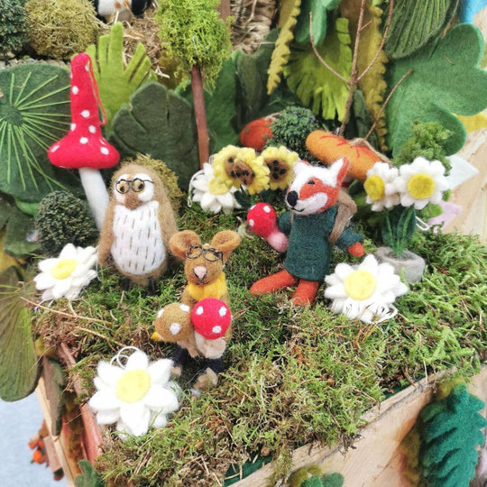 Felt So Good - Handmade Felt Frankie Foraging Fox Decoration