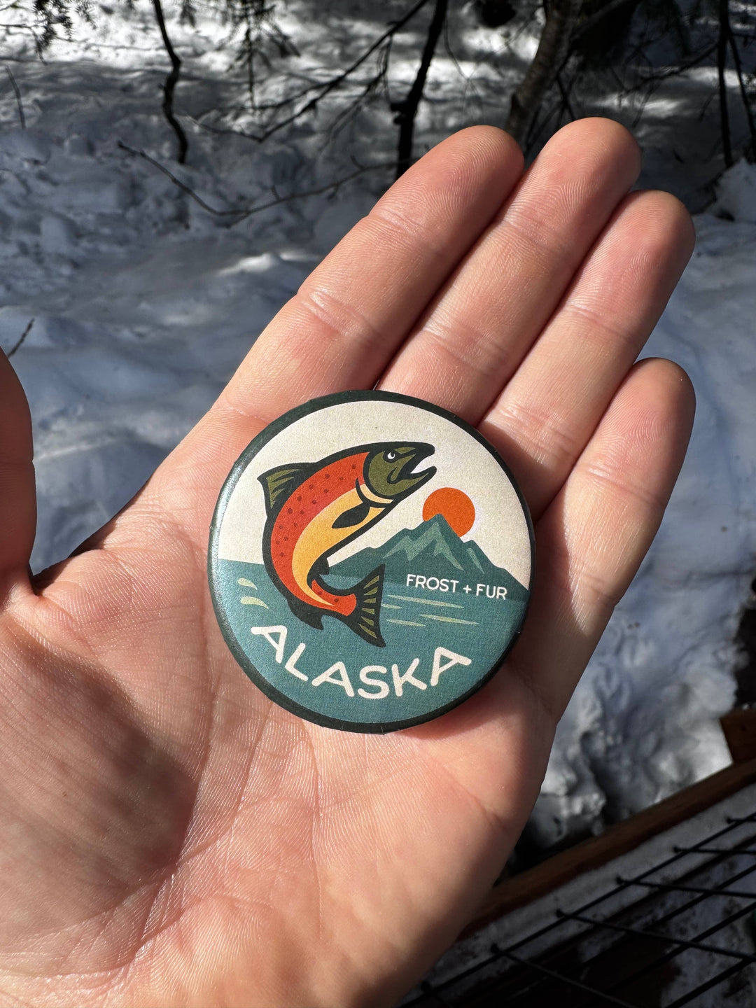 Frost and Fur - Alaska Magnets: Alaska