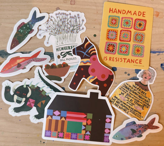 Persika Design Co. - Handmade is Resistance Sticker 