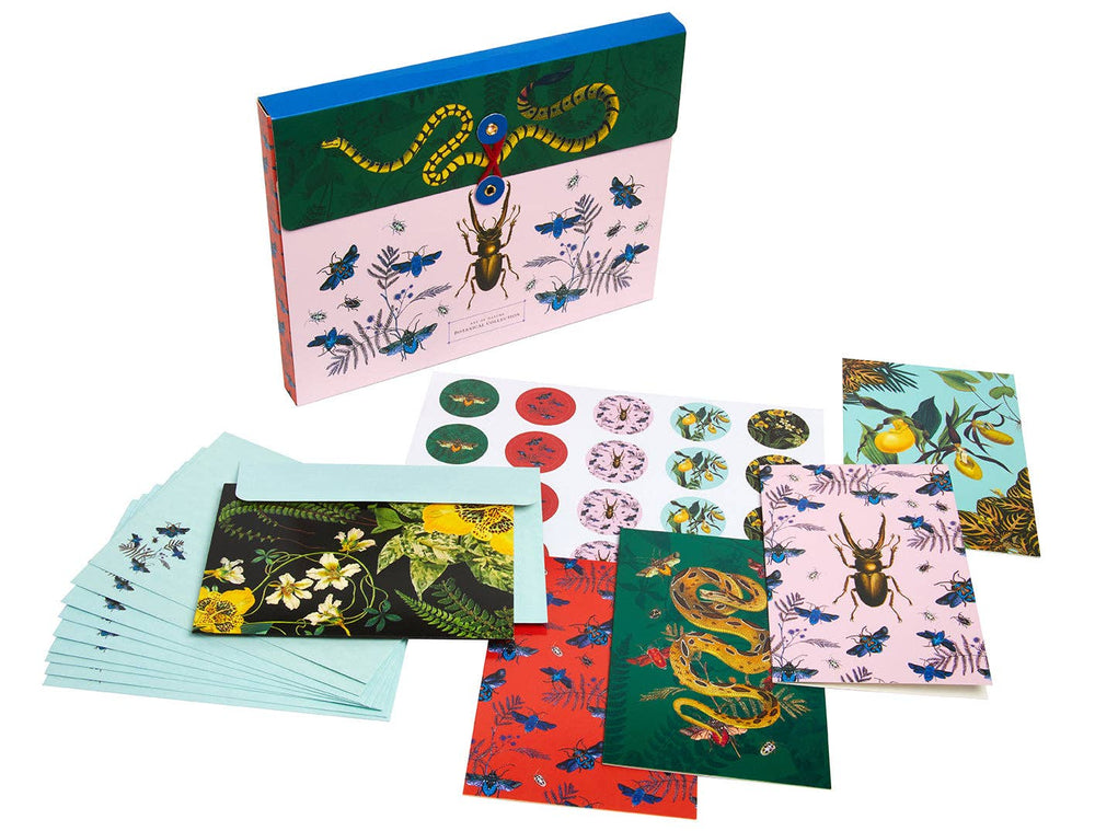 Insight Editions - Art of Nature: Botanical Card Portfolio Set (Set of 20 Cards)
