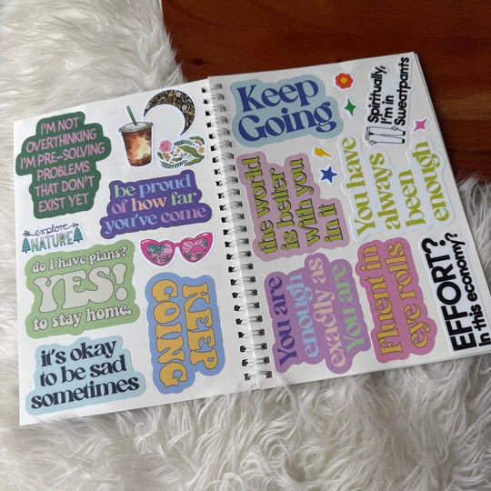 Big Moods - The Unused Sticker Book - Yellow