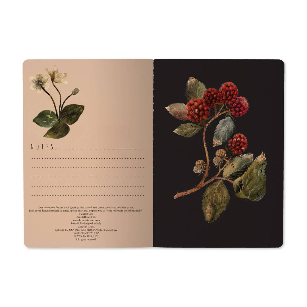 BV by Bruno Visconti - A5 Notebook - Forest Sparrows 