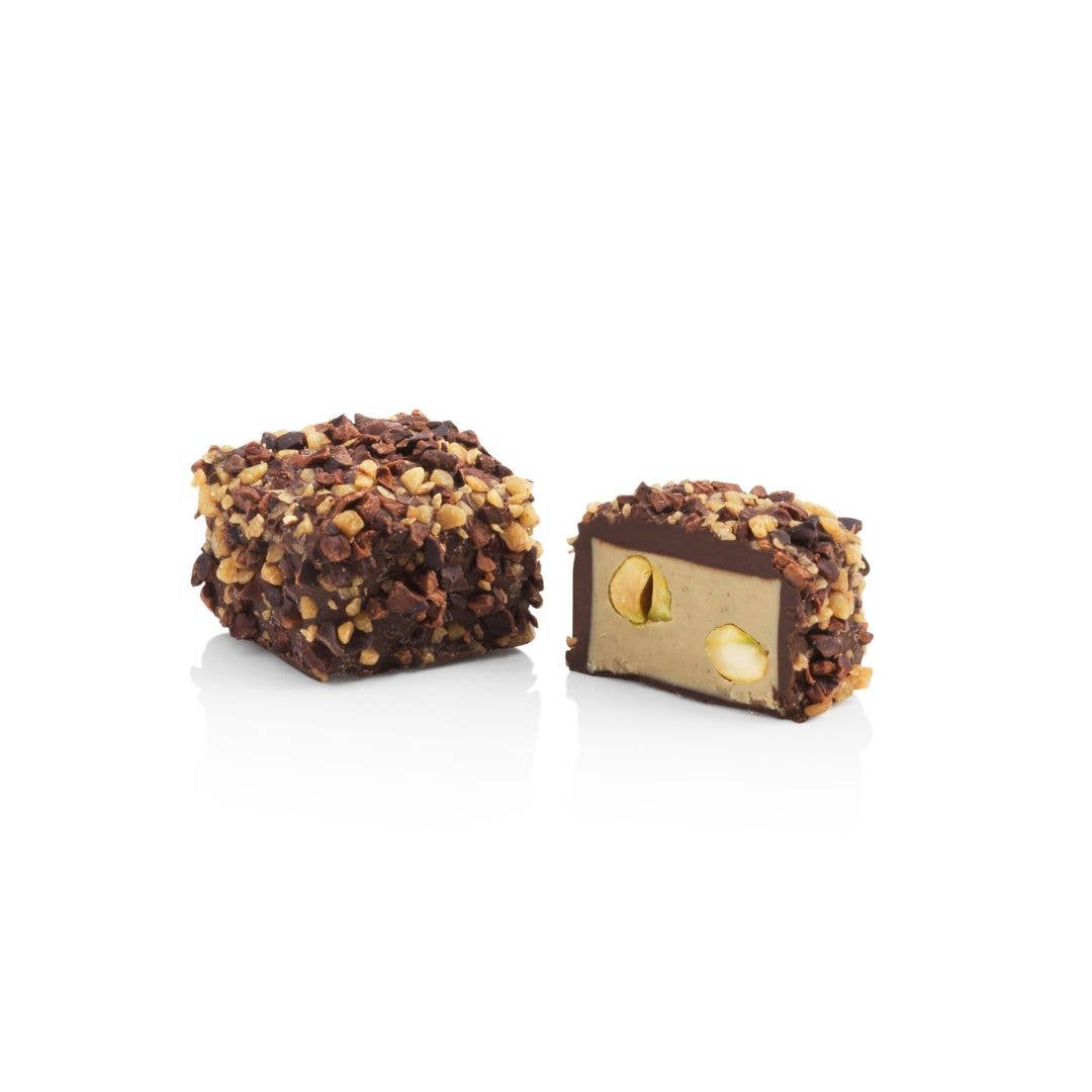 Venchi - Pistachio Filled Extra Dark Chocolate - Italian Gourmet