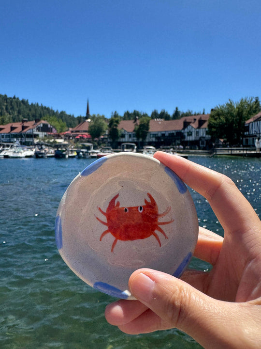 ChagoArt - Small Crab Trinket Tray-Trinket Dish-Ceramic Tasting Bowl