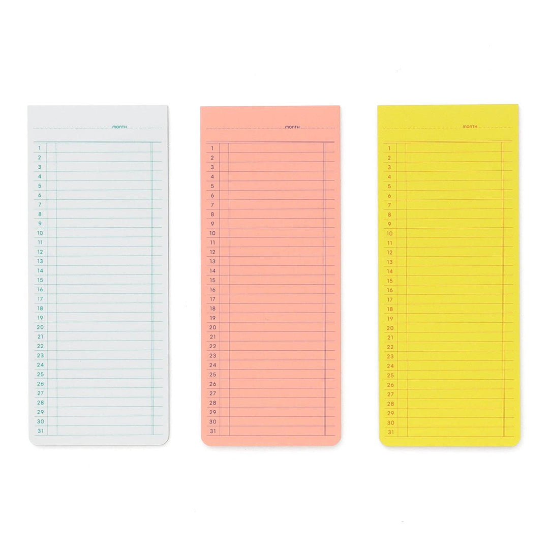 Hightide USA - Sticky Memo Pad Monthly: Pink