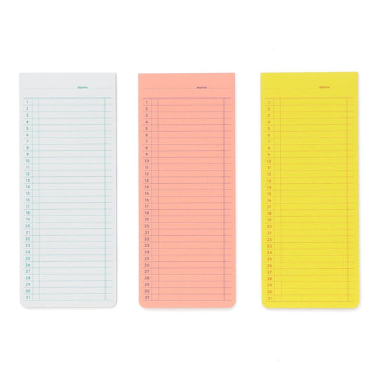 Hightide USA - Sticky Memo Pad Monthly: Pink