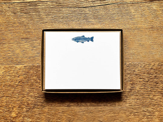 Noteworthy Paper & Press - Trout Flat Notes (Boxed Set of 8)