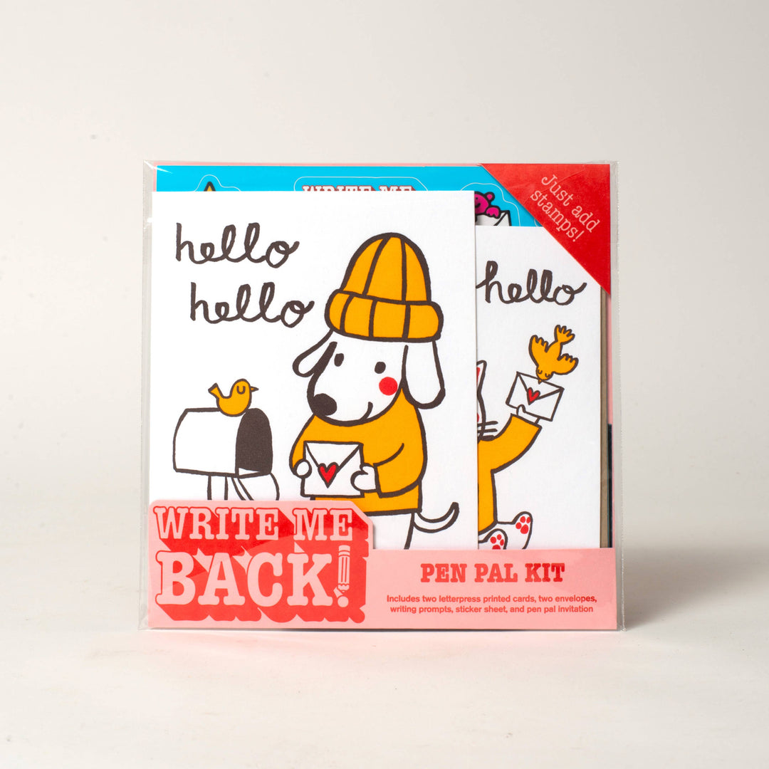 Egg Press Manufacturing - BFF Dog & Cat Letter Writing Write Me Back Pen Pal Kit