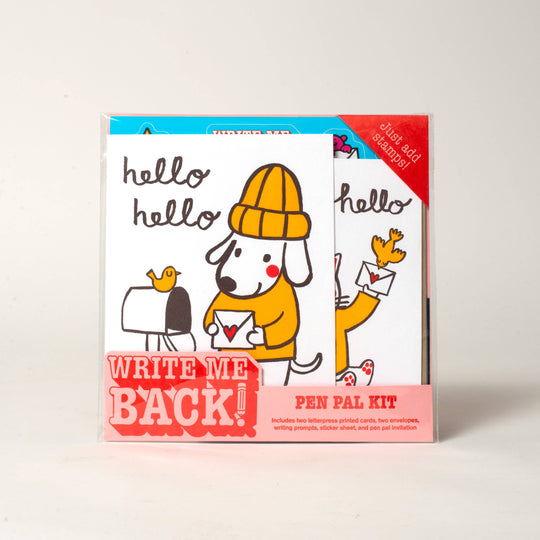 Egg Press Manufacturing - BFF Dog & Cat Letter Writing Write Me Back Pen Pal Kit