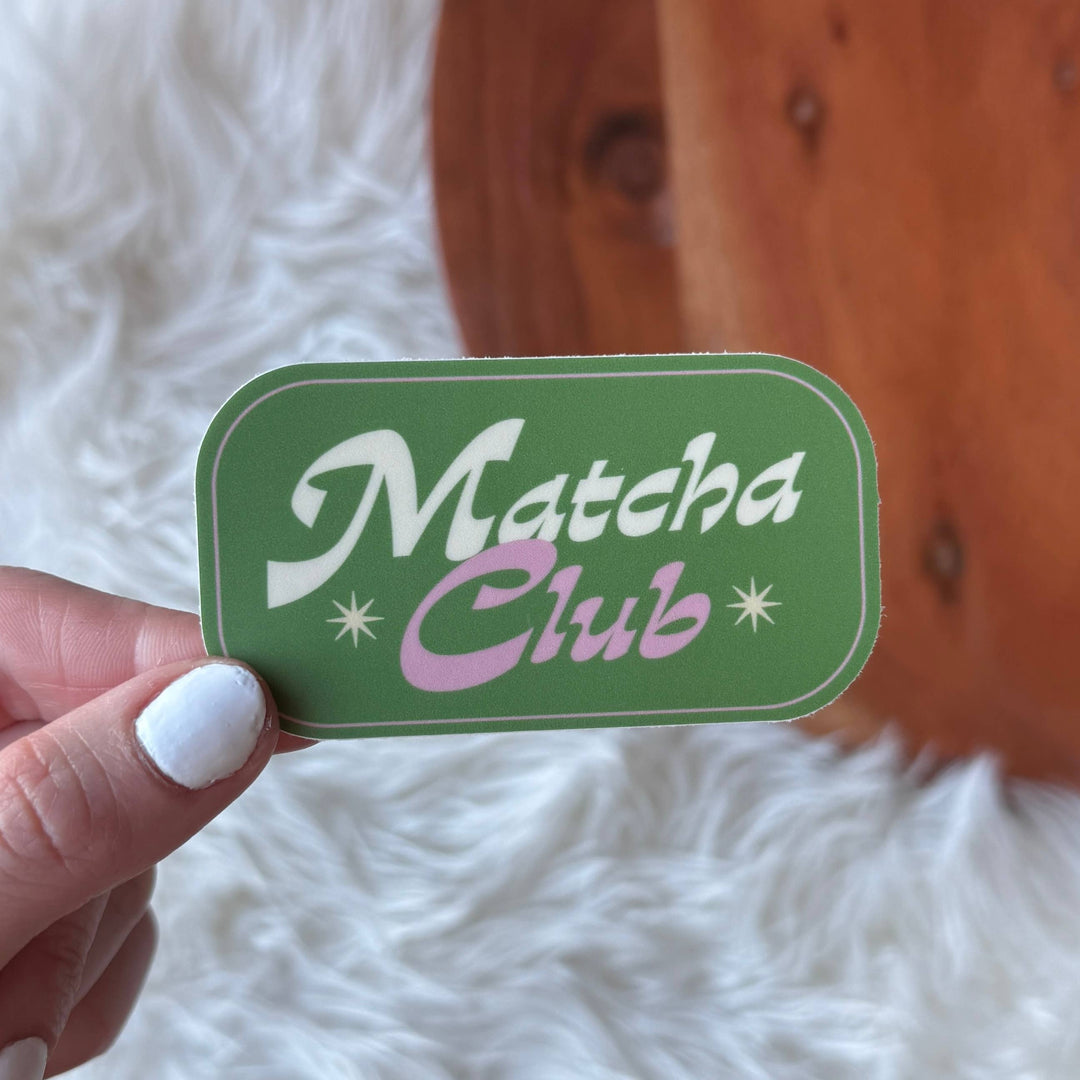 Big Moods - Matcha Club Sticker