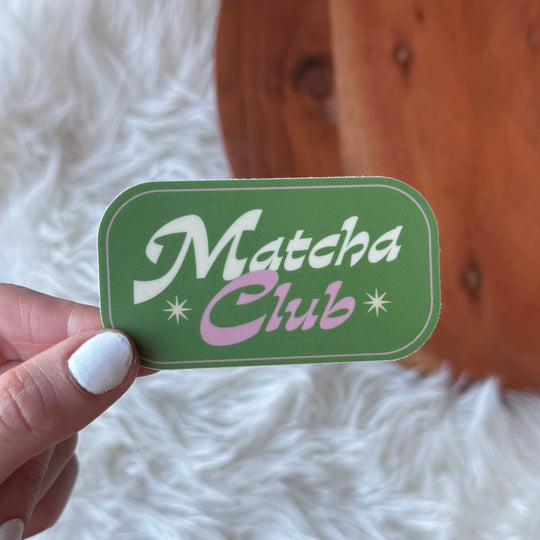 Big Moods - Matcha Club Sticker