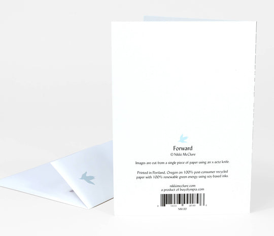 buyolympia - Nikki McClure Forward Greeting Card