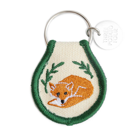 Three Potato Four - Patch Keychain - Fox