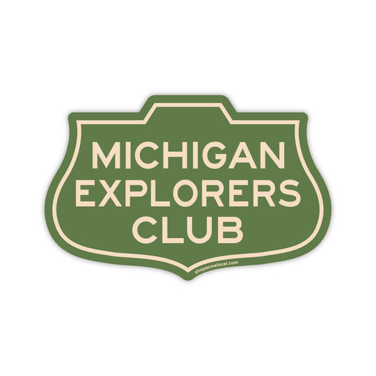 Acme Local - Explorers Club Badge Customizable Sticker: Red