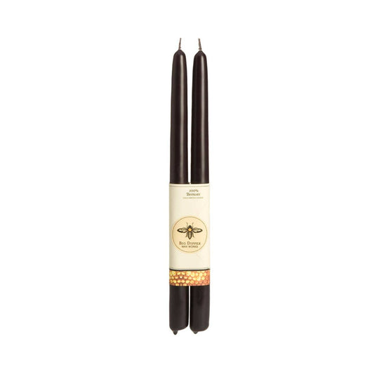 Big Dipper Wax Works - Taper Candles – 100% Pure Beeswax – Hand-Dipped: Forest / Standard (12" x 7/8")