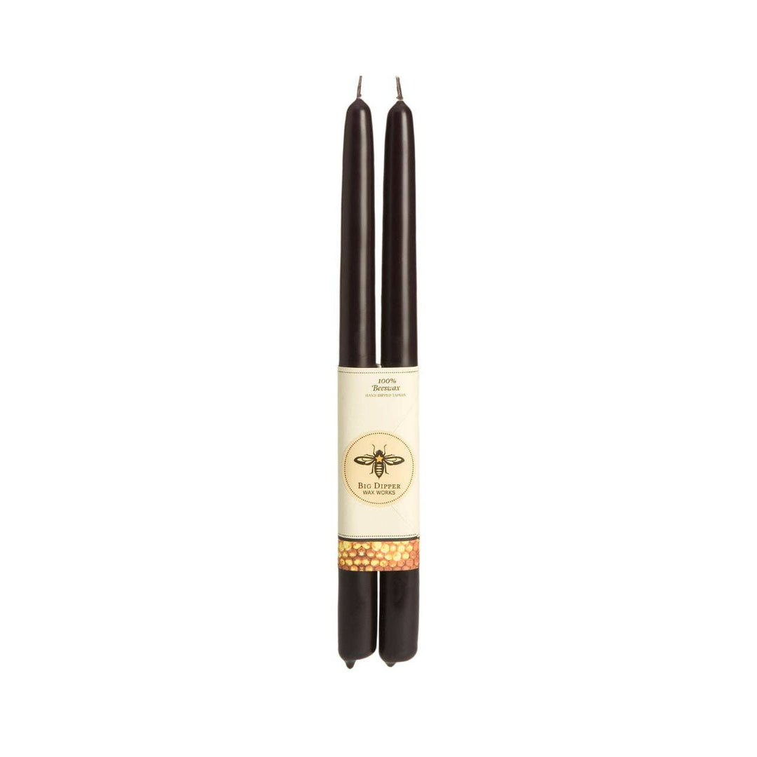 Big Dipper Wax Works - Taper Candles – 100% Pure Beeswax – 4 New Colors: Sage / Standard (12" x 7/8")