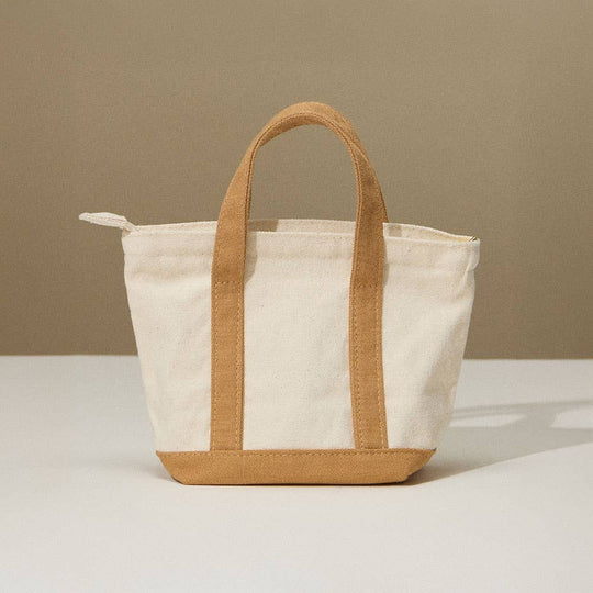 Sensibling Corp. - Mini Multi Purpose Compact Canvas Tote Bag
: Mustard