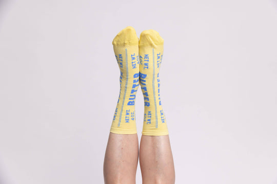 Yellow Owl Workshop - Butter - Small Crew Socks