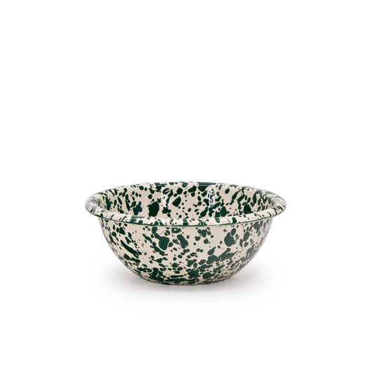 Crow Canyon Home - Splatter Enamelware 20 oz Cereal Bowl: Blue Splatter