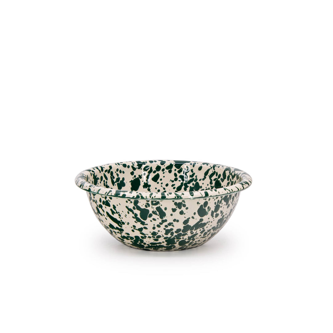 Crow Canyon Home - Splatter Enamelware 20 oz Cereal Bowl: Red Splatter