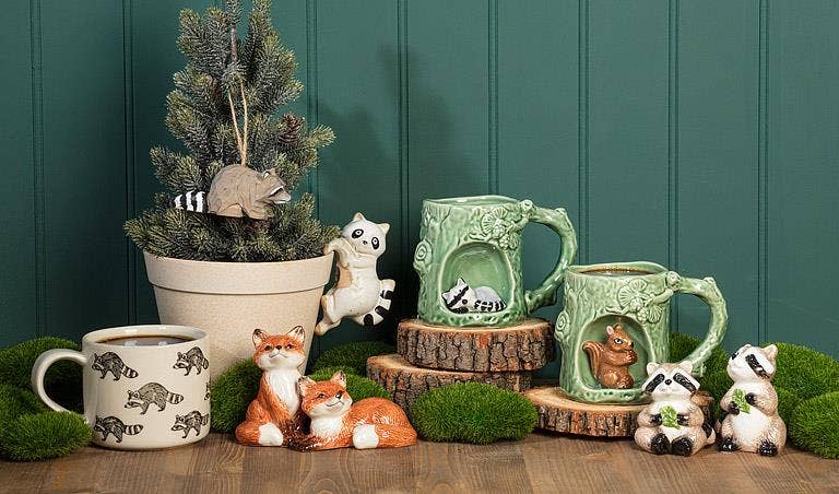 Abbott - Nature Inspired Mug with Alcove-4"H(11oz): Mushroom