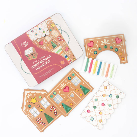 Cotton Twist (WE PREPAY ALL USA DUTIES) - Stitch & Build Gingerbread House Kit