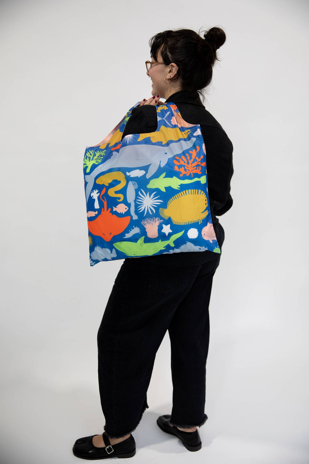 Yellow Owl Workshop - Sea Animals Art Sack® by Banquet Workshop - Beach Tote Bag