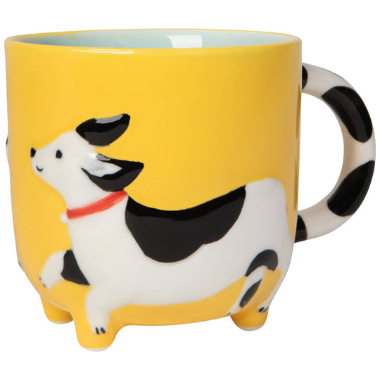 Danica Jubilee - Spot the Dog Critter Mug: Yellow