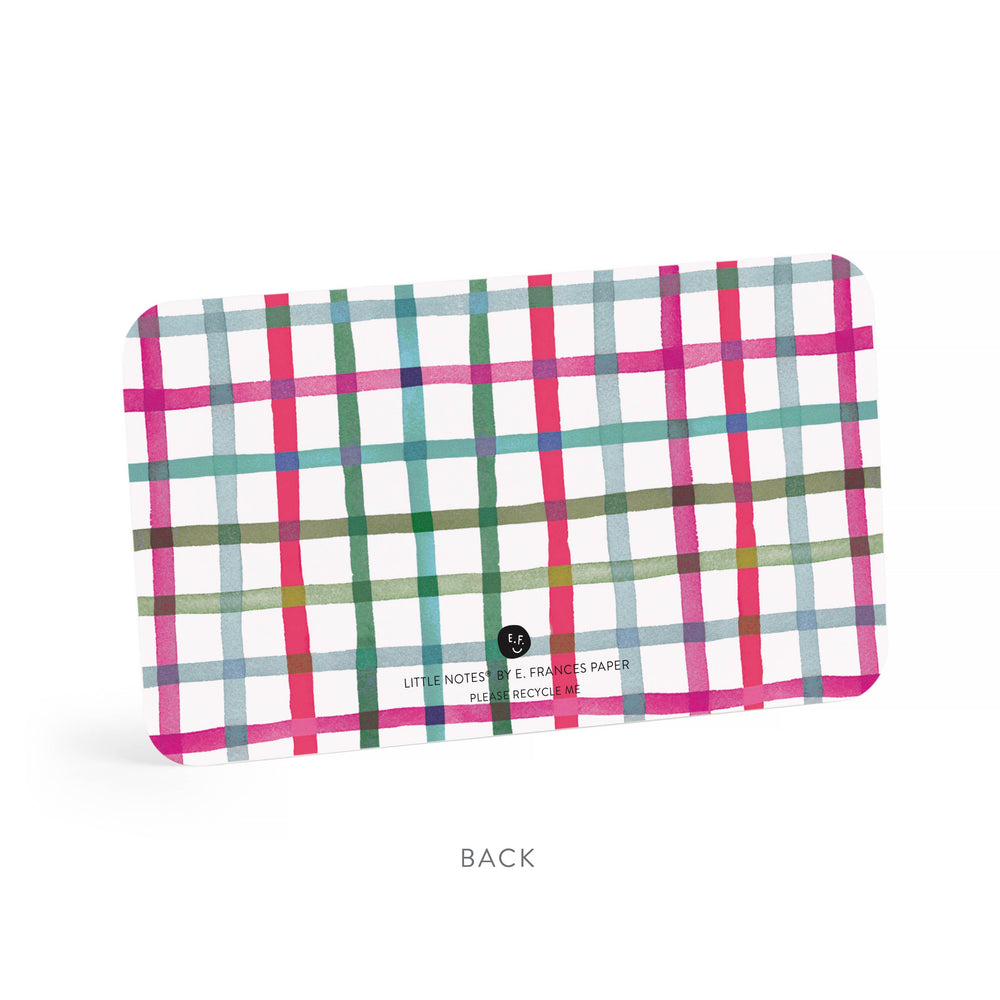 E. Frances Paper - Happy Plaid Little Notes®