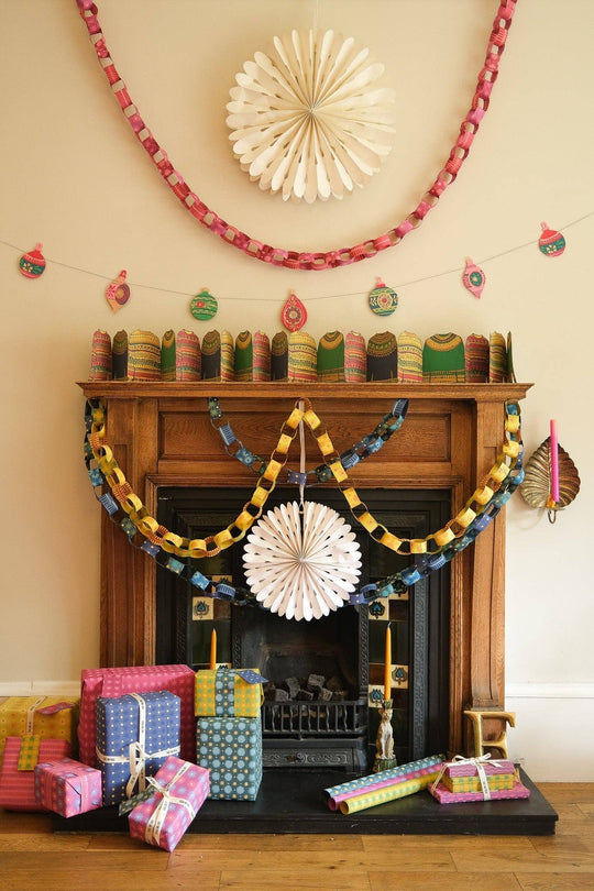 East End Press - YELLOW & GREEN PAPER CHAIN KIT