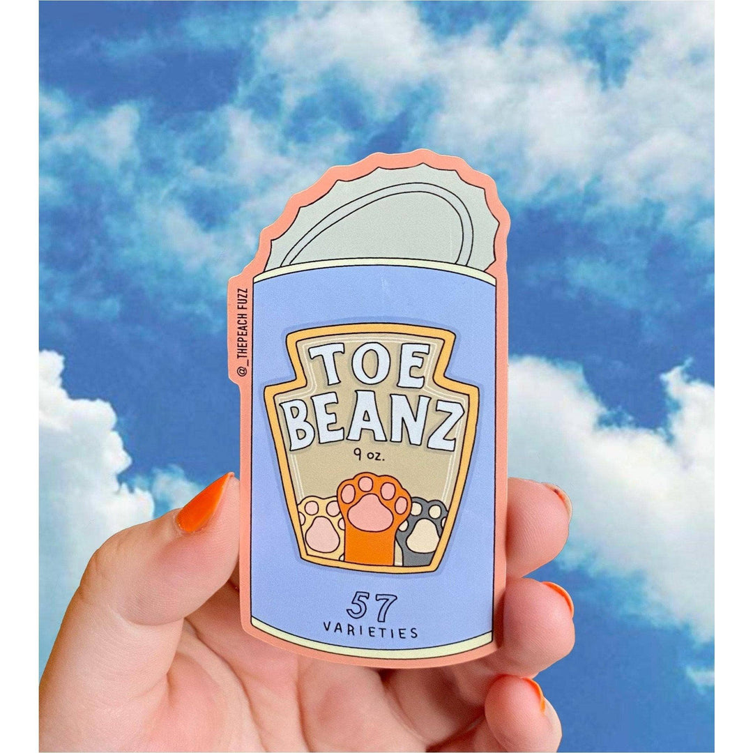 The Peach Fuzz - Toe Beans Sticker