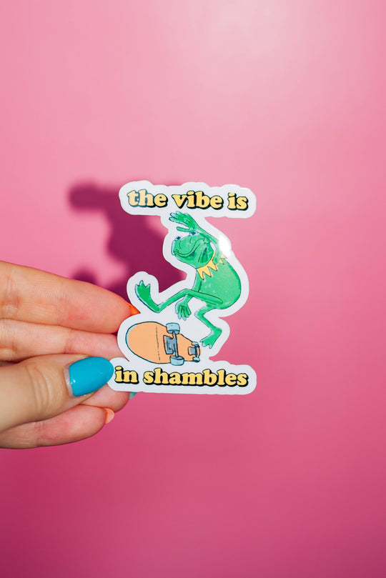 Shop Sour Sweetener - The Vibe Is In Shambles Sticker
