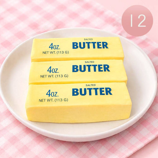 Sensibling Corp. - 12PCS - Butter Stick Shape Squeeze Stress Relief Toy