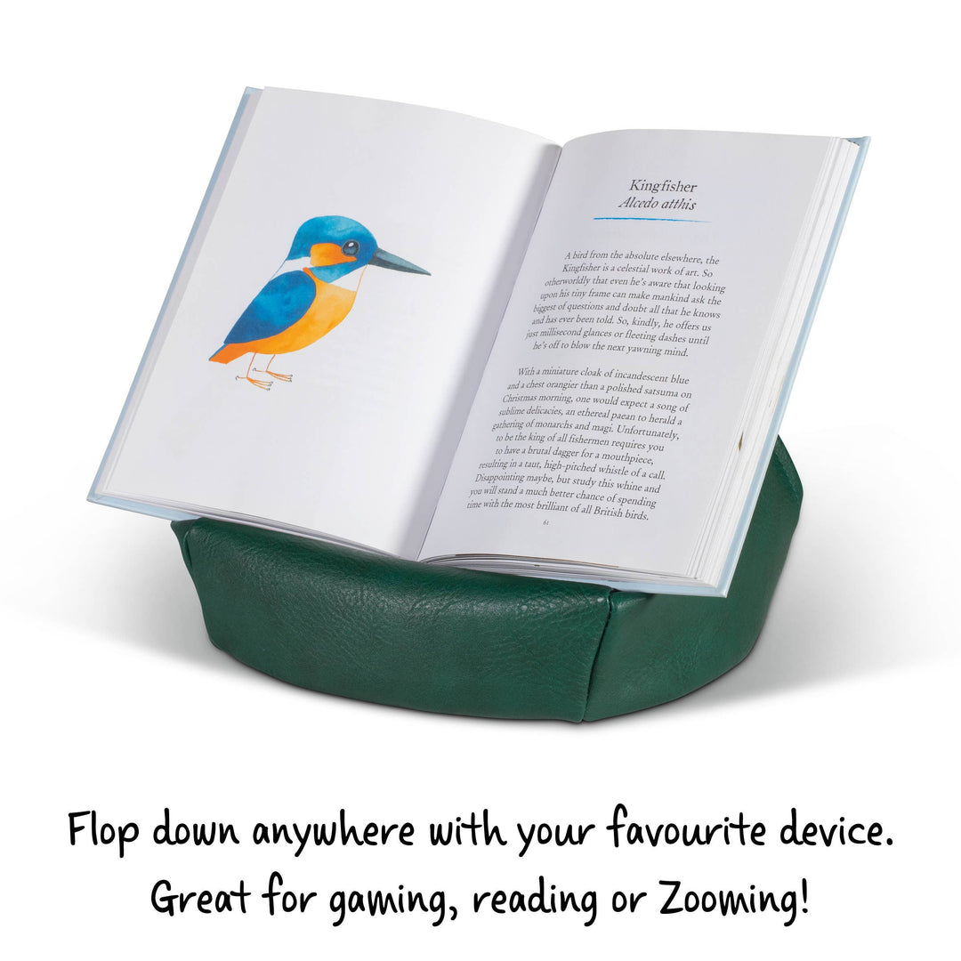 if USA - Bookaroo Bean Bag Reading Rest: Turquoise and Purple