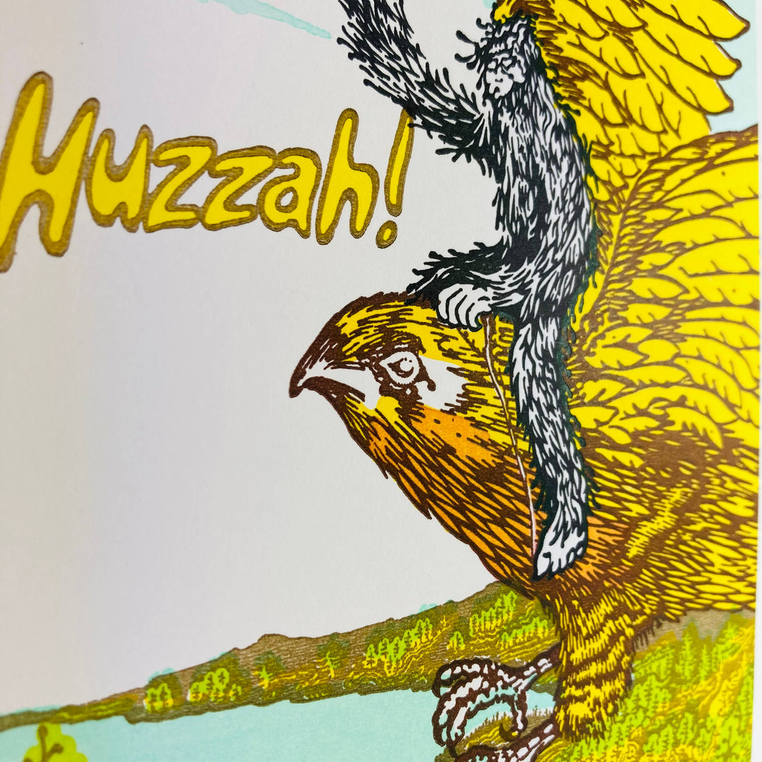 Old School Stationers - Falcon & mini Sasquatch Huzzah!
