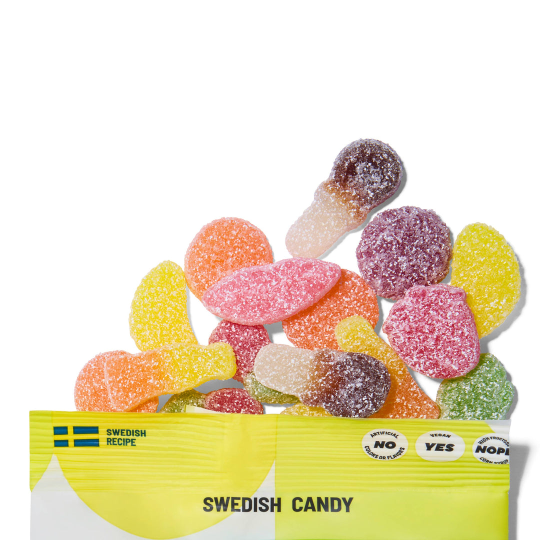 Sockerbit - Sour Gummy Mix Swedish Candy Bag 2.8oz