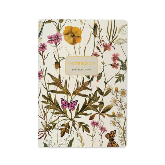 BV by Bruno Visconti - A5 Notebook - Violets and Greens 