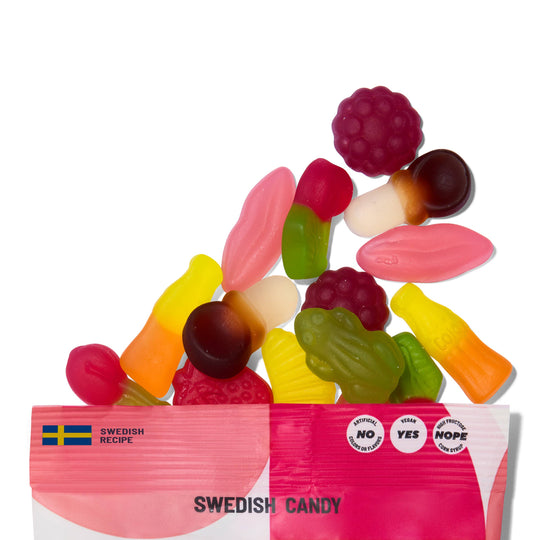 Sockerbit - Sweet Gummy Mix Swedish Candy Bag 2.8oz