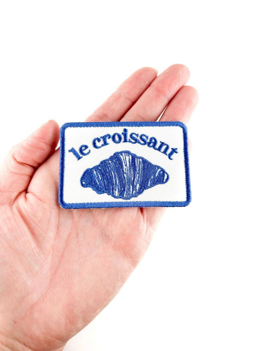 Field Trip Threads - Le Croissant Embroidered Iron-On Patch Food Baking French