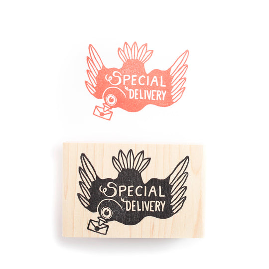 Peppercorn Paper - Special Delivery Pigeon Rubber Stamp