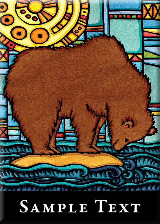 Sarah Angst Art - Name Dropped Magnet - The Wait Grizzly Bear