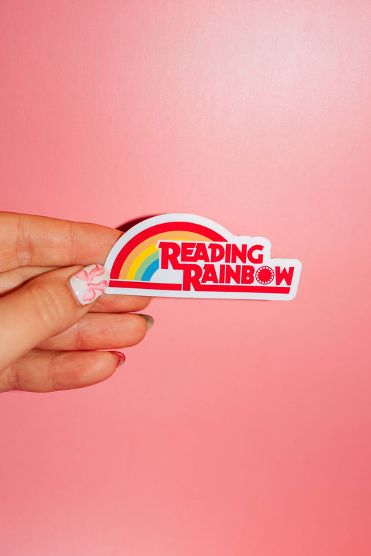 ShopSourSweetener - Reading Rainbow Sticker, 80s 90s 2000s Retro Nostalgic TV