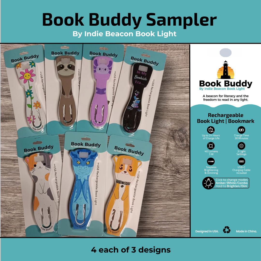 Indie Beacon Book Light - Book Buddy Sampler