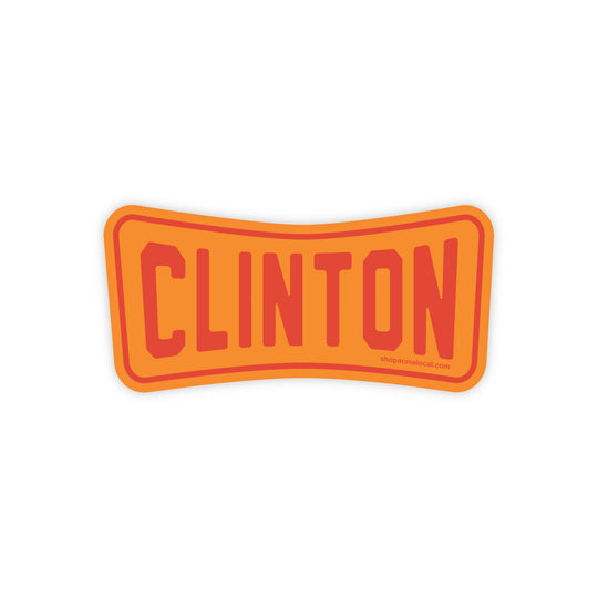 Acme Local - Roadside Retro Customizable Sticker: Blue and Forest